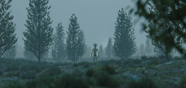 Alien in Forest