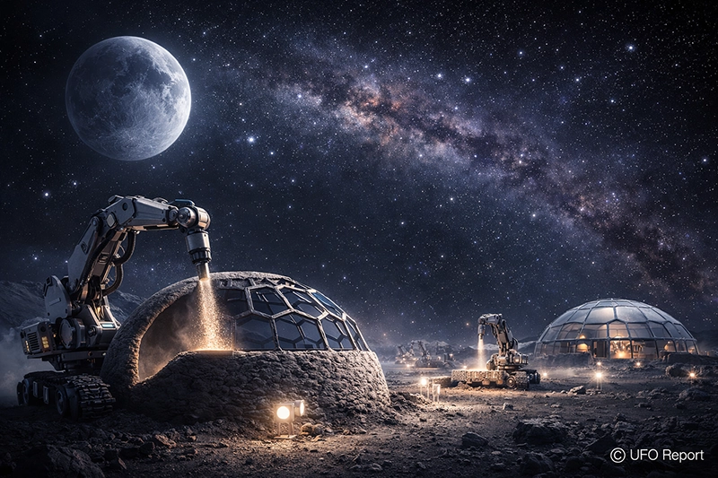 Self Sufficient Moon City